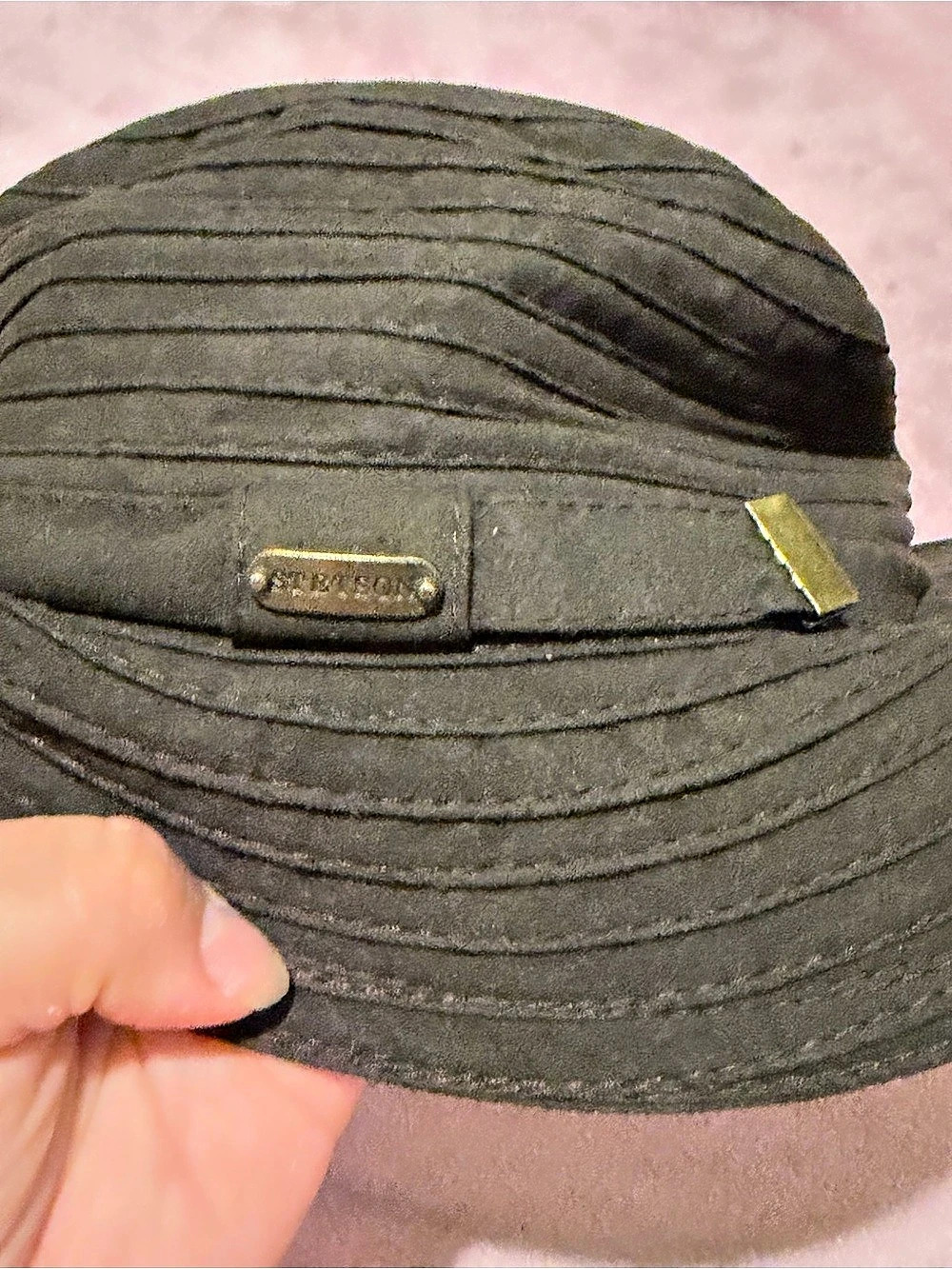 Stetson Black Hat Size 52